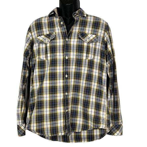 5 for $25| Timberland Earth keepers Regular Fit Stripe Plaid Shirt - Picture 1 of 7